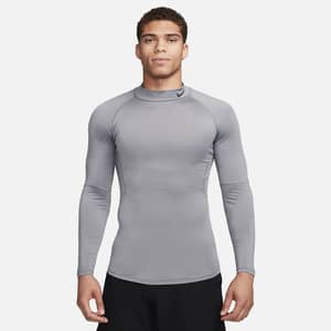 Nike Pro Men's Dri-FIT Fitness Mock-Neck Long-Sleeve Top. Nike FI